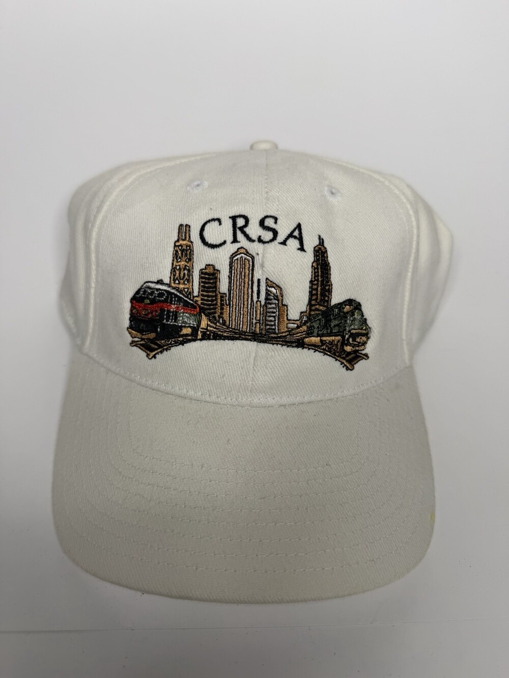 CRSA Train Locomotive Engine Hat Chicago Embroidered Strapback